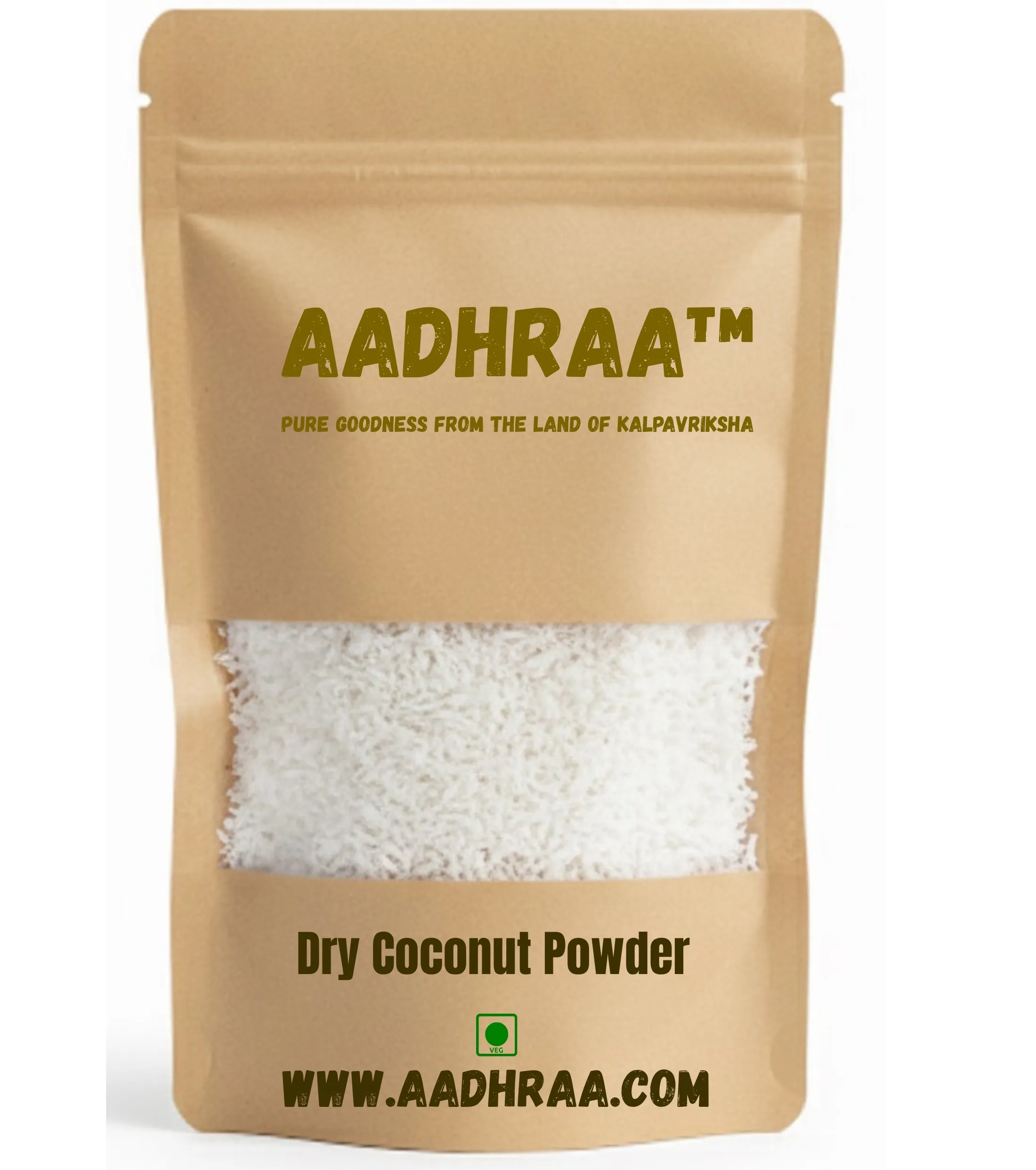 AADHRAA Premium Tiptur Grated Dry Coconut (1Kg) Desiccated Coconut | Kobbari, Khopra, Kuridi, Sukha Nariyal |  Cooking Use